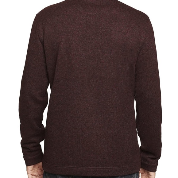 Van Heusen Turtleneck Sweater Men XL 1/4 Zip Preppy Western Golf Business - Picture 2 of 9